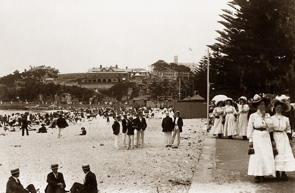 Ocean Beach, Manly NSW Australia c.1900