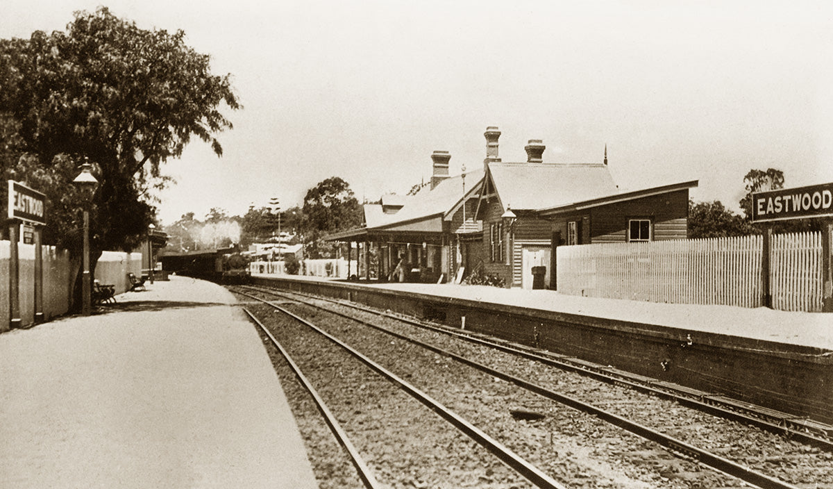 Railway Station, Eastwood NSW Australia 1907