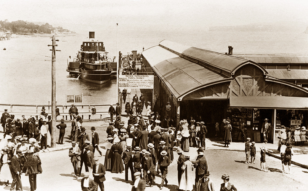 Manly Wharf, Manly NSW Australia c.1908