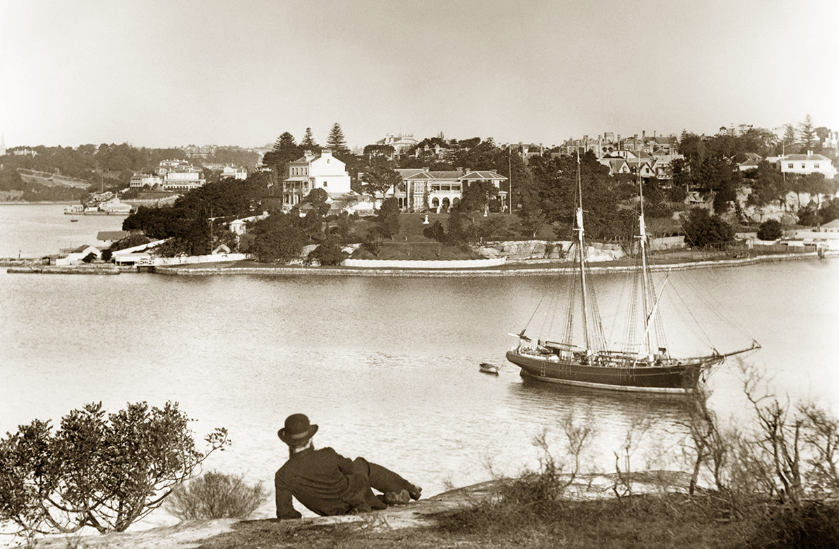 Sydney Harbour, Potts Point NSW Australia c.1880