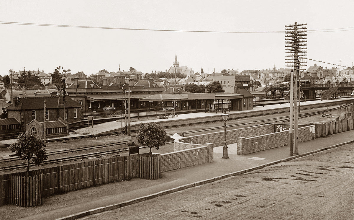 Railway Station, Petersham NSW Australia 1900s