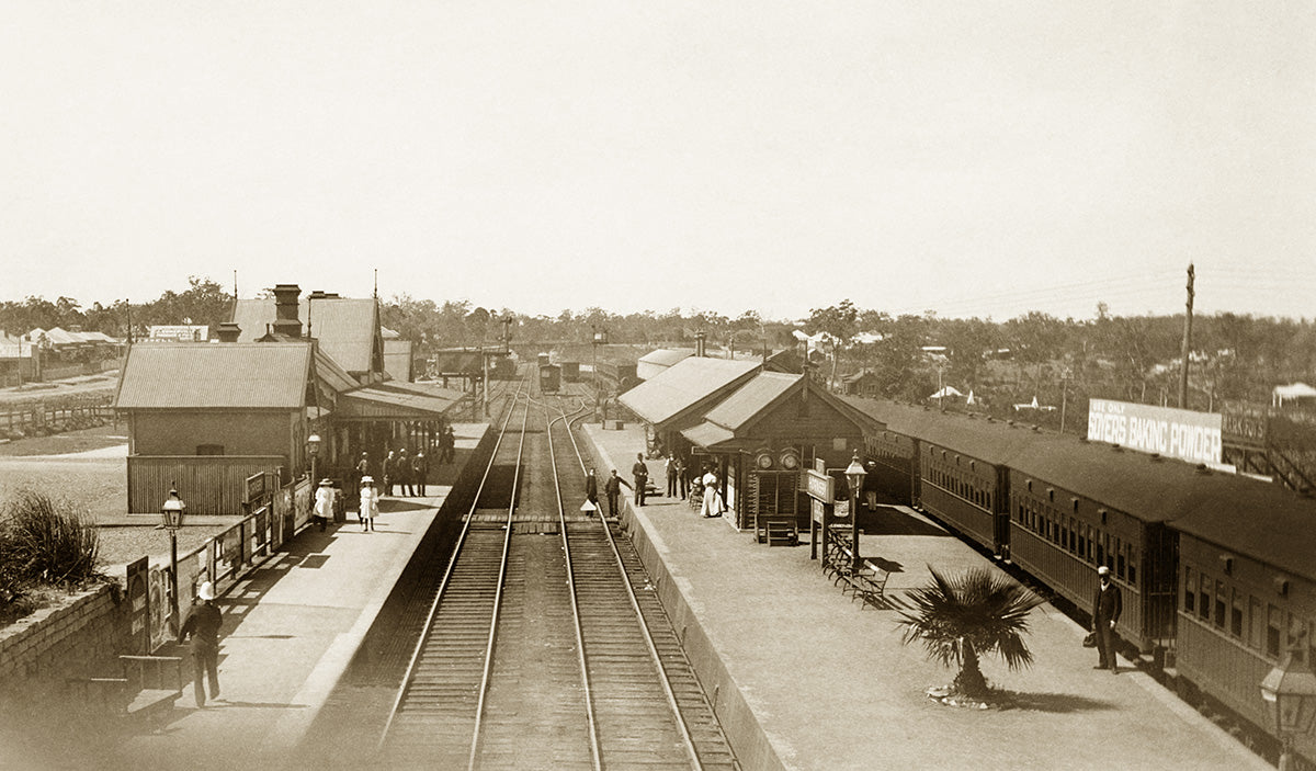 Railway Station, Hornsby NSW Australia c.1916