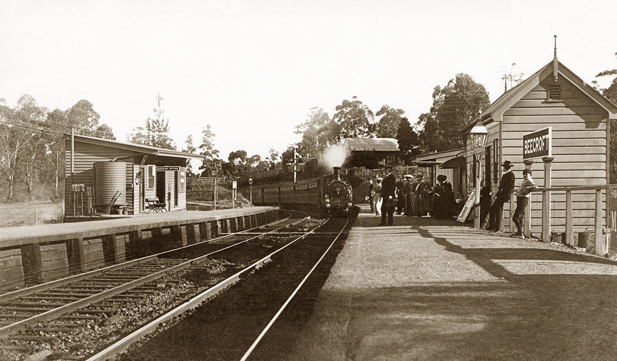 Railway Station, Beecroft NSW Australia 1900s
