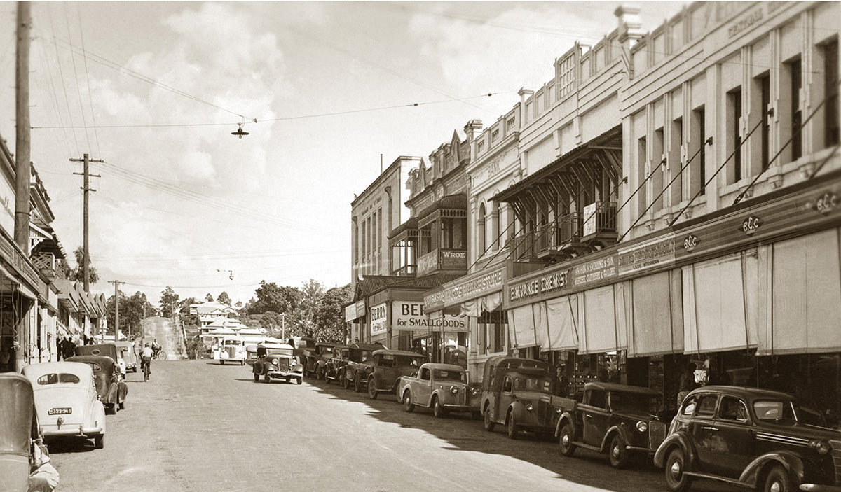 Nocholas Street, Ipswich QLD Australia 1940s
