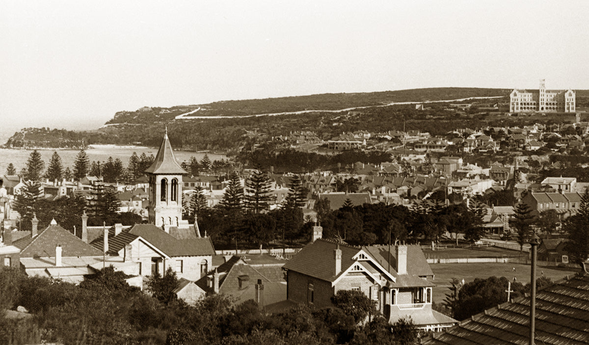 General View From Kangaroo Hill, Manly NSW Australia c.1910