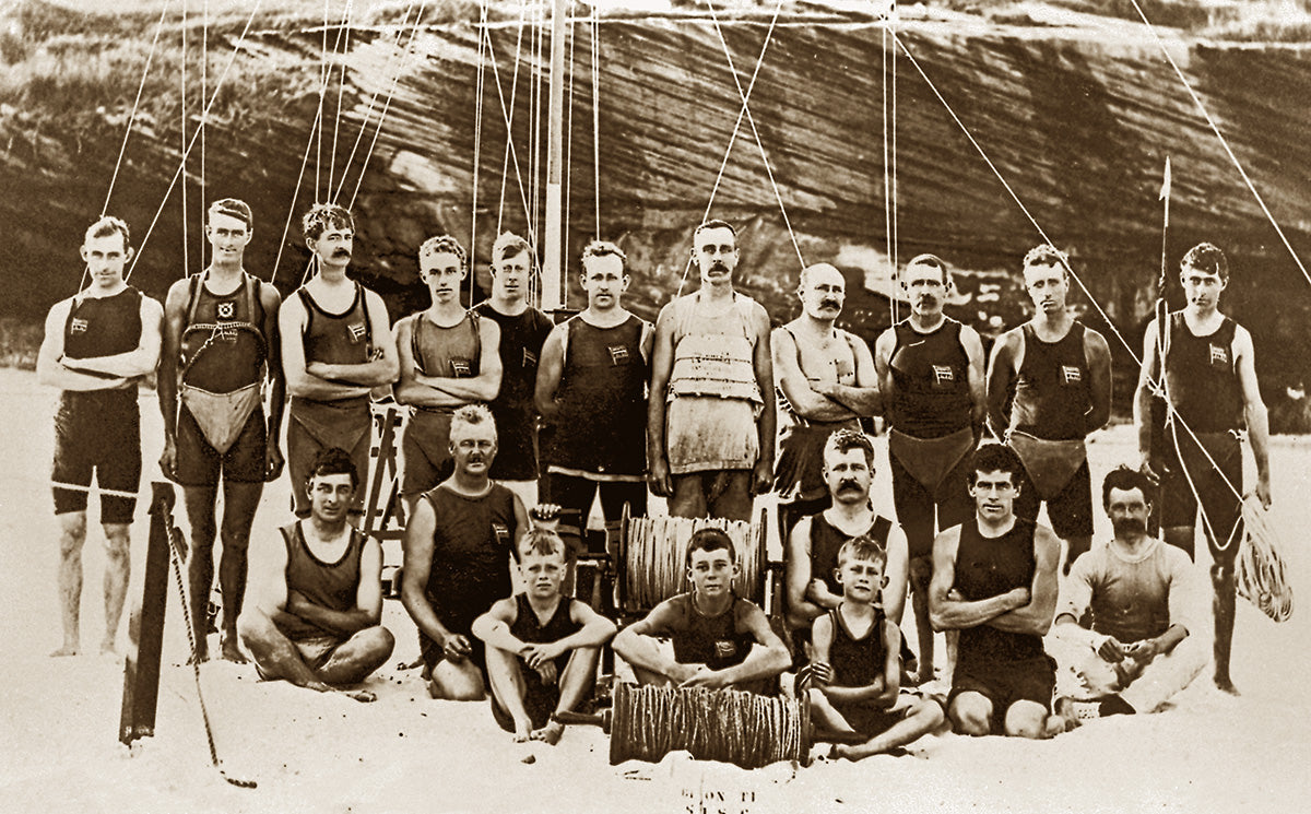 First Surf Club Members, Bronte NSW Australia 1906