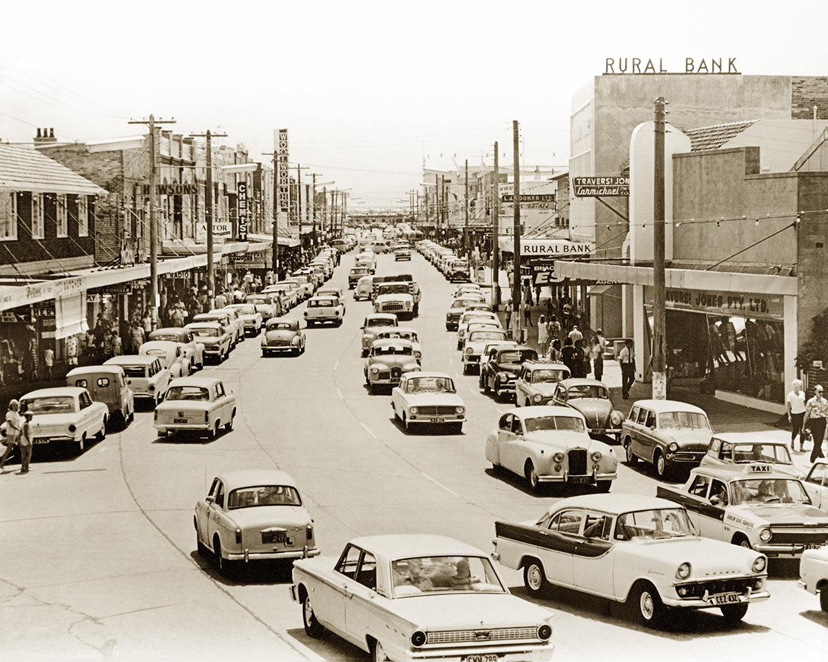 The Main Street, Cronulla NSW Australia 1964