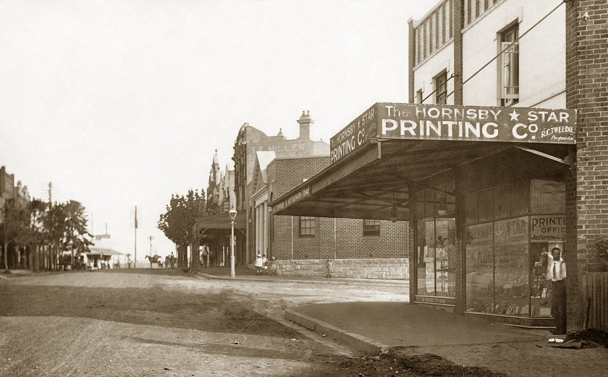 Pacific Highway - Peats Ridge Ferry, Hornsby NSW Australia c.1907