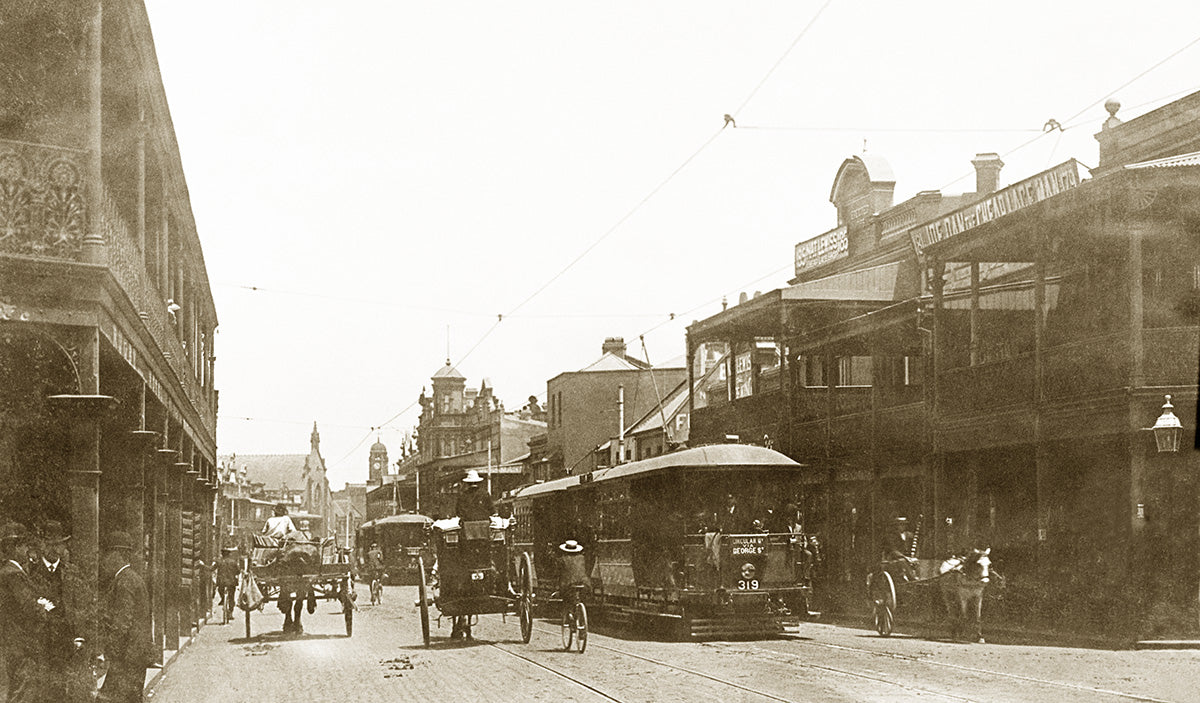 King Street, Newtown NSW Australia c.1906