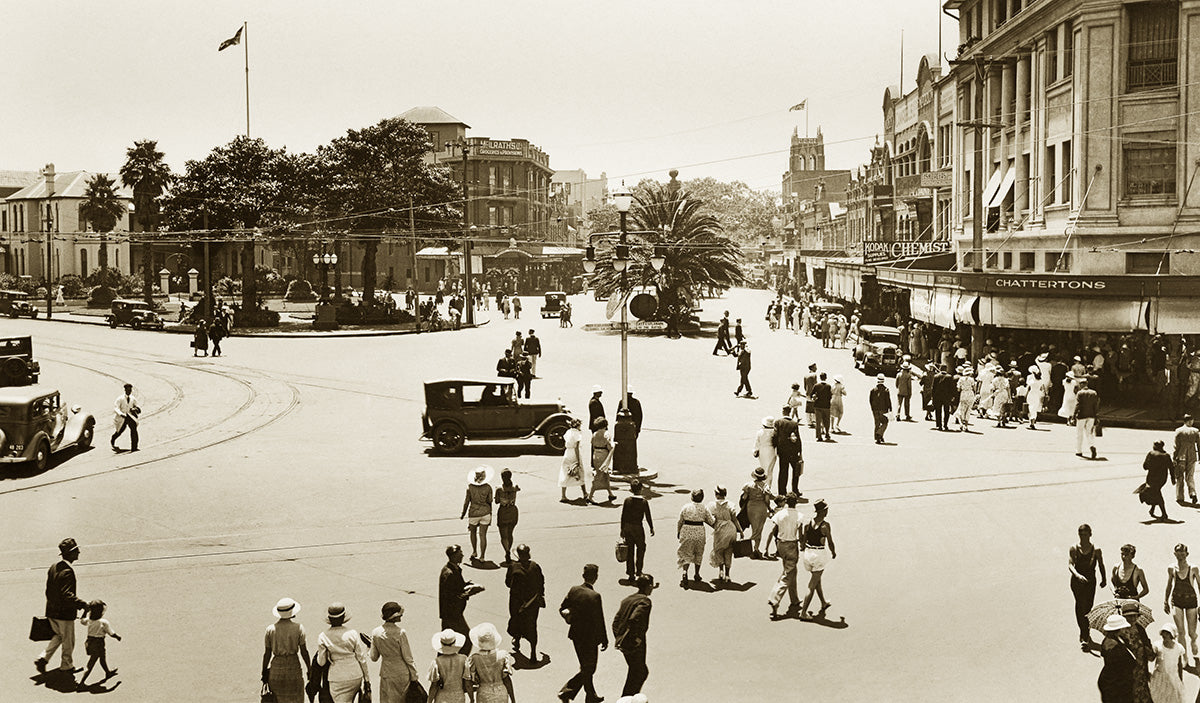 The Corso, Manly NSW Australia 1930s