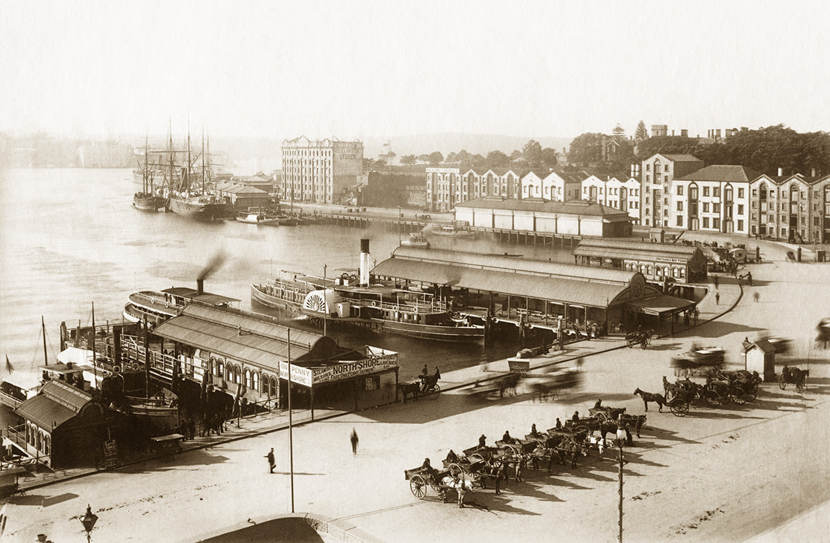 Circular Quay, Sydney NSW Australia c.1890