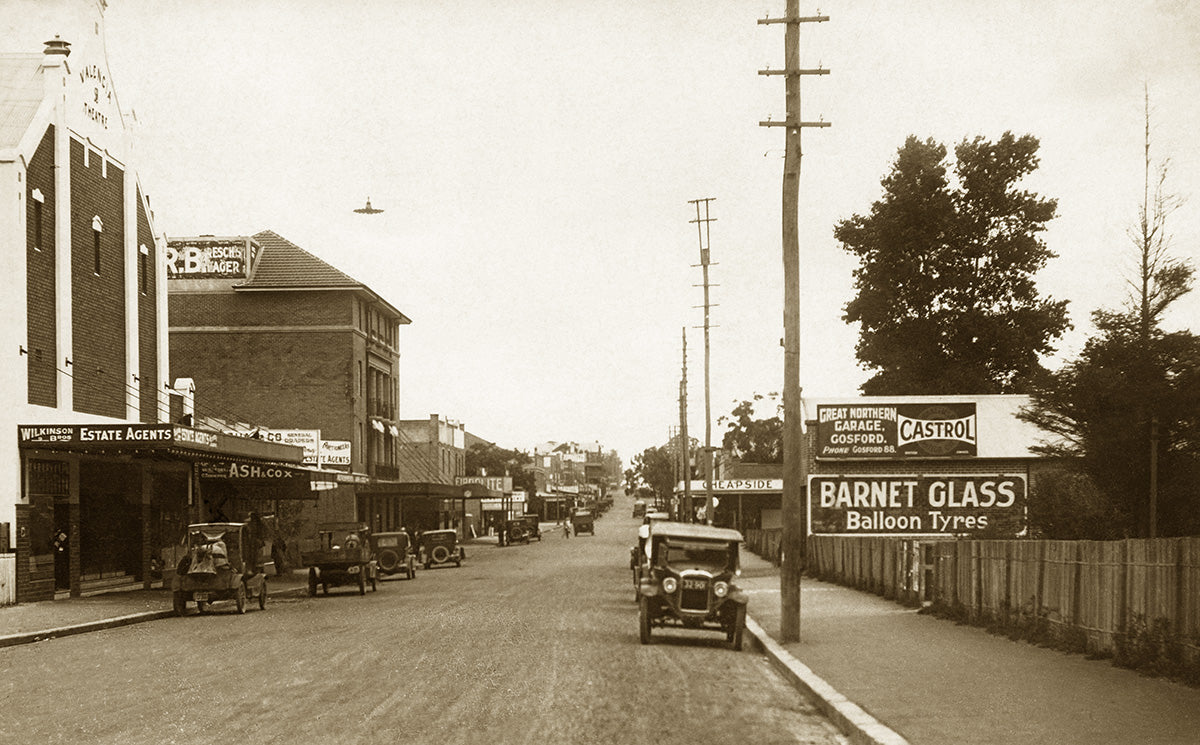 Mann Street, Gosford NSW Australia c.1926