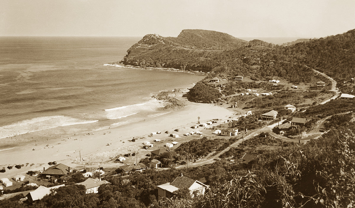 Looking Towards Careel Head, Whale Beach NSW Australia 1940s
