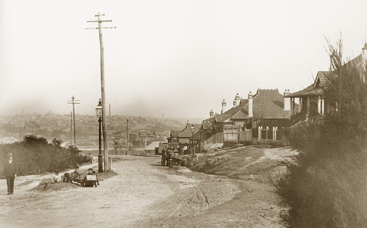 Bay Road - West - North Sydney, Waverton NSW Australia c.1907