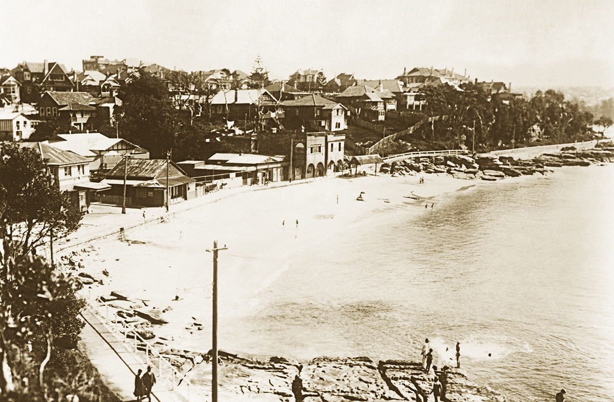 Fairy Bower Beach, Manly NSW Australia 1930s