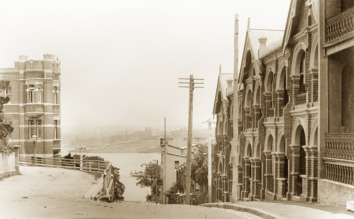 Jeffry Street, Kirribilli NSW Australia c.1907