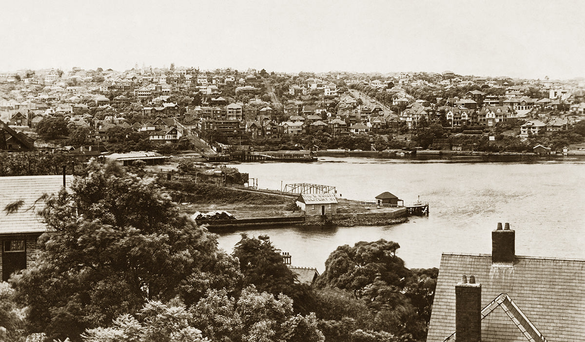 Sydney Harbour, Neutral Bay NSW Australia 1930s
