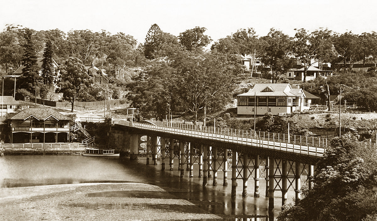 Fig Tree Bridge, Lane Cove NSW Australia c.1930