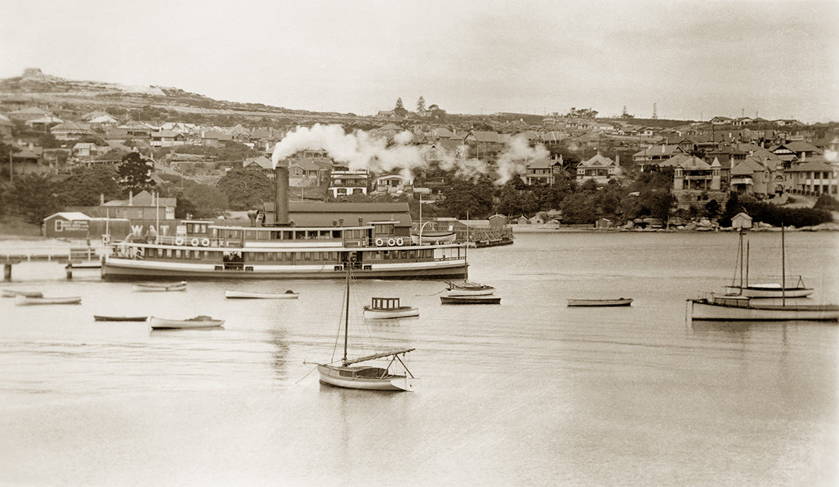 General View And Sydney Harbour, Watsons Bay NSW Australia 1920s
