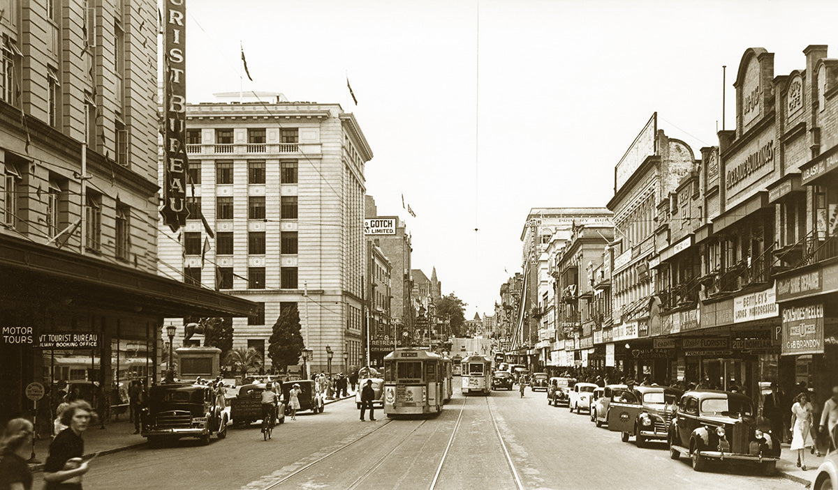 Adelaide Street, Brisbane QLD Australia c.1948