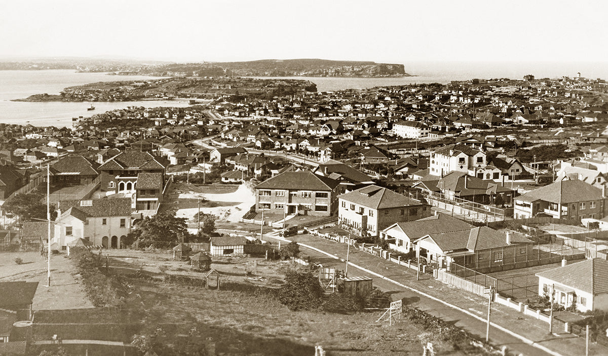 Aerial View Watsons Bay And Sydney Heads, Vaucluse NSW Australia 1930s