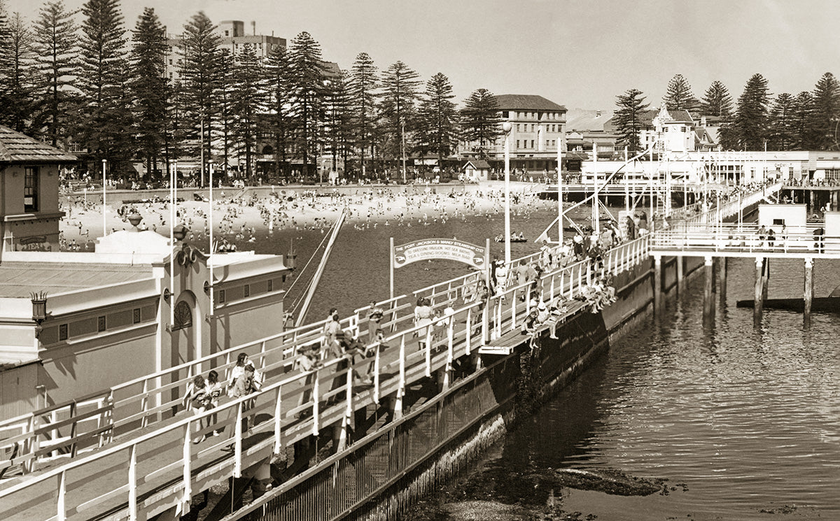 Harbour Swimming Pool, Manly NSW Australia 1950s