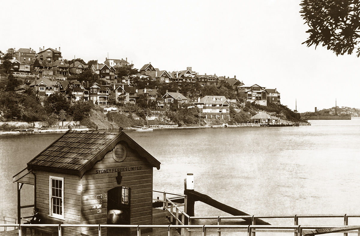 Bay - Curraghbeena Point, Mosman NSW Australia 1920s,
