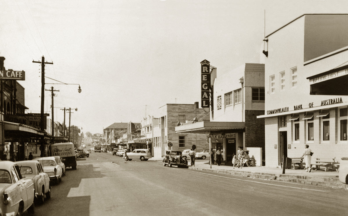 Mann Street, Gosford NSW Australia 1950s