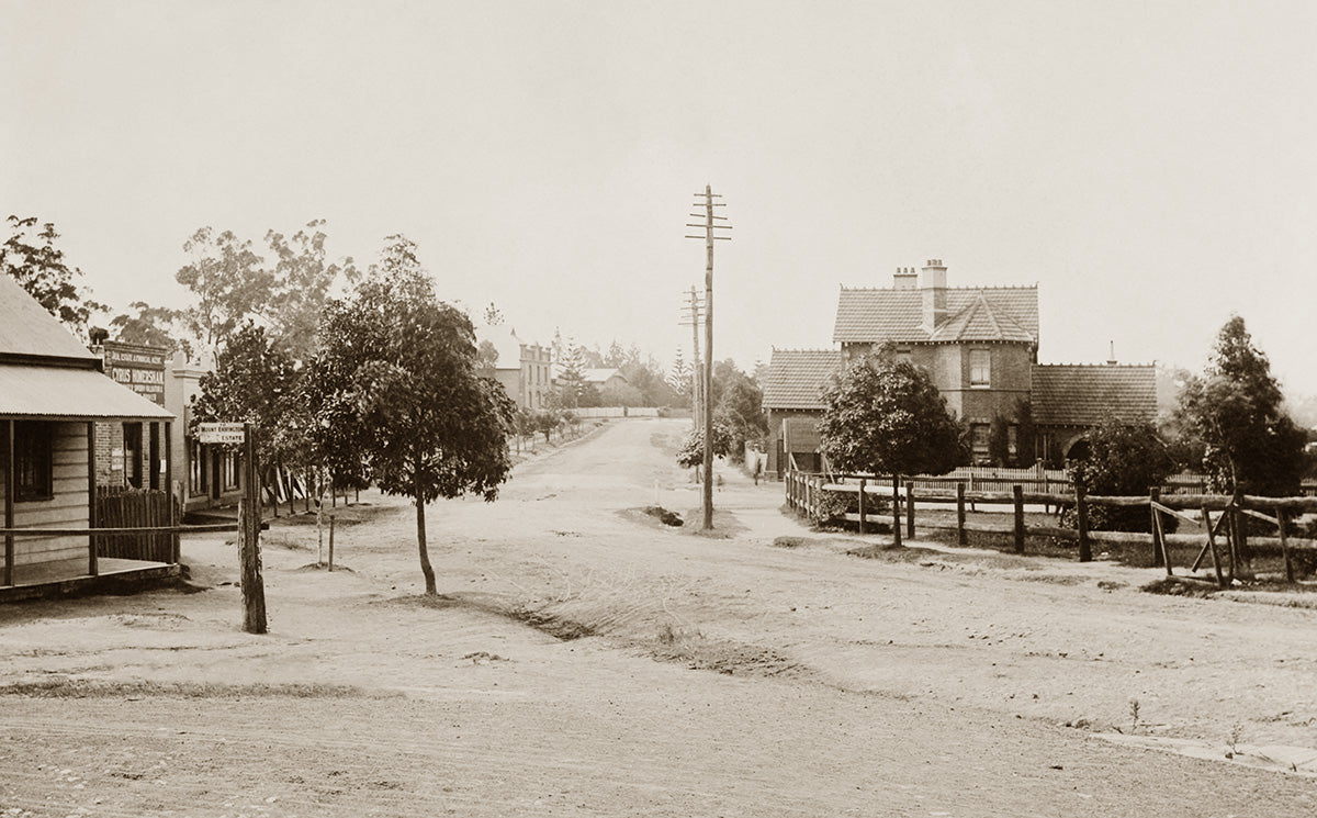 Pacific Highway, Hornsby NSW Australia c.1907