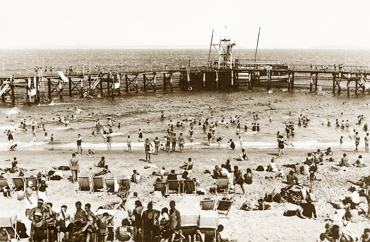 Beach And Bath Enclosure, Brighton-Le-Sands NSW Australia 1920s