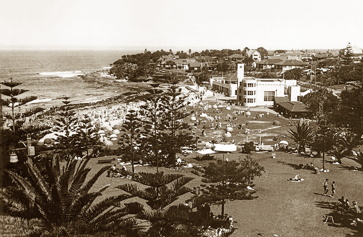 Beach And Picnic Reserve, Cronulla NSW Australia 1930s