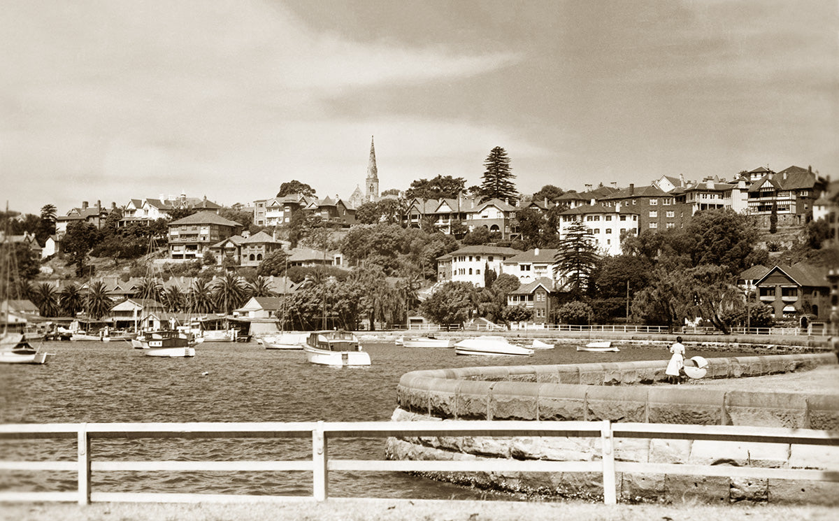 General View, Rushcutters Bay NSW Australia 1940s