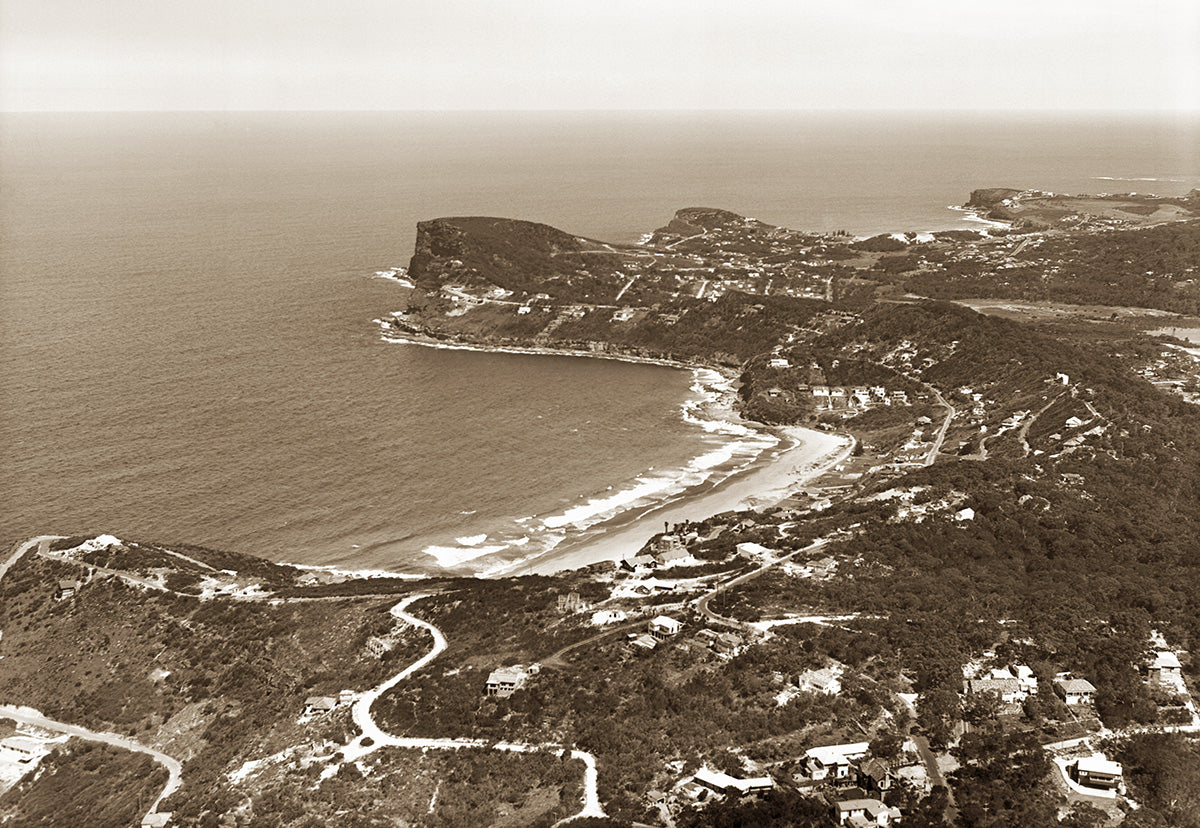Aerial View, Whale Beach NSW Australia 1950s