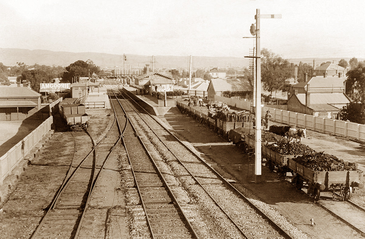 Railway Station, Bowden SA Australia c.1910