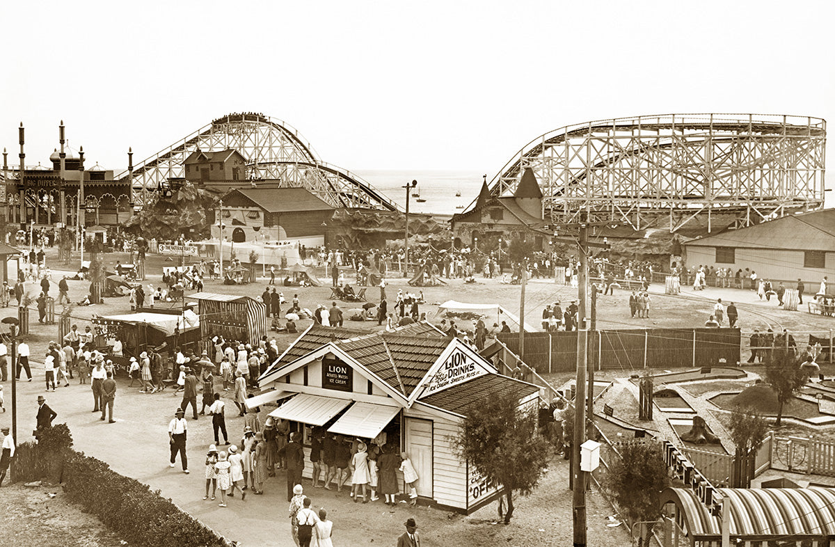 Luna Park And Colley Reserve, Glenelg SA Australia 1930