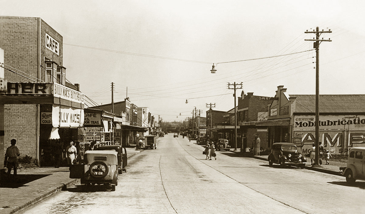 Main Street, Cronulla NSW Australia 1930s