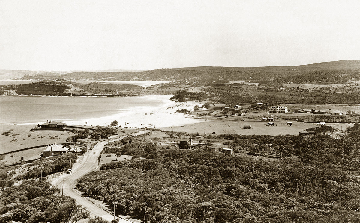 View From Bushrangers Hill, Mona Vale NSW Australia 1920s