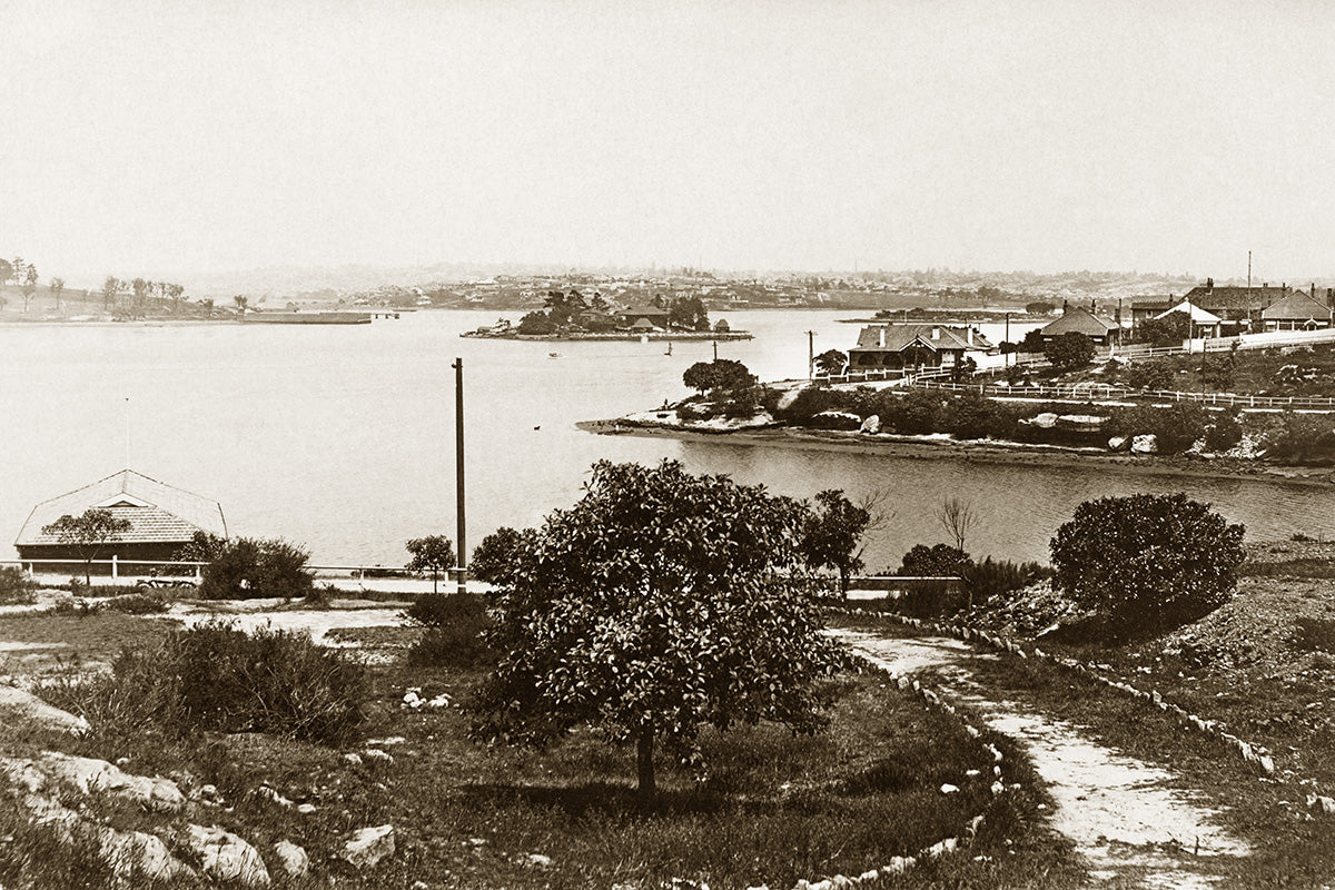 Iron Cove From Sisters Crescent, Drummoyne NSW Australia 1910s