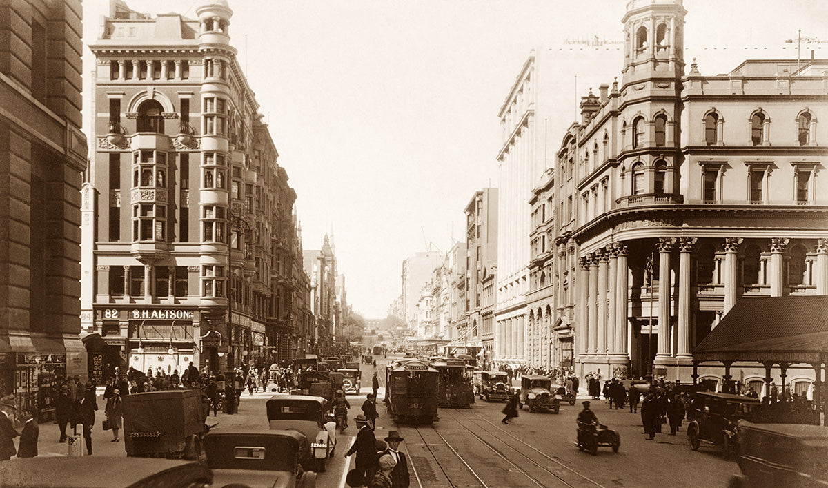 Collins Street, Melbourne VIC Australia c.1930