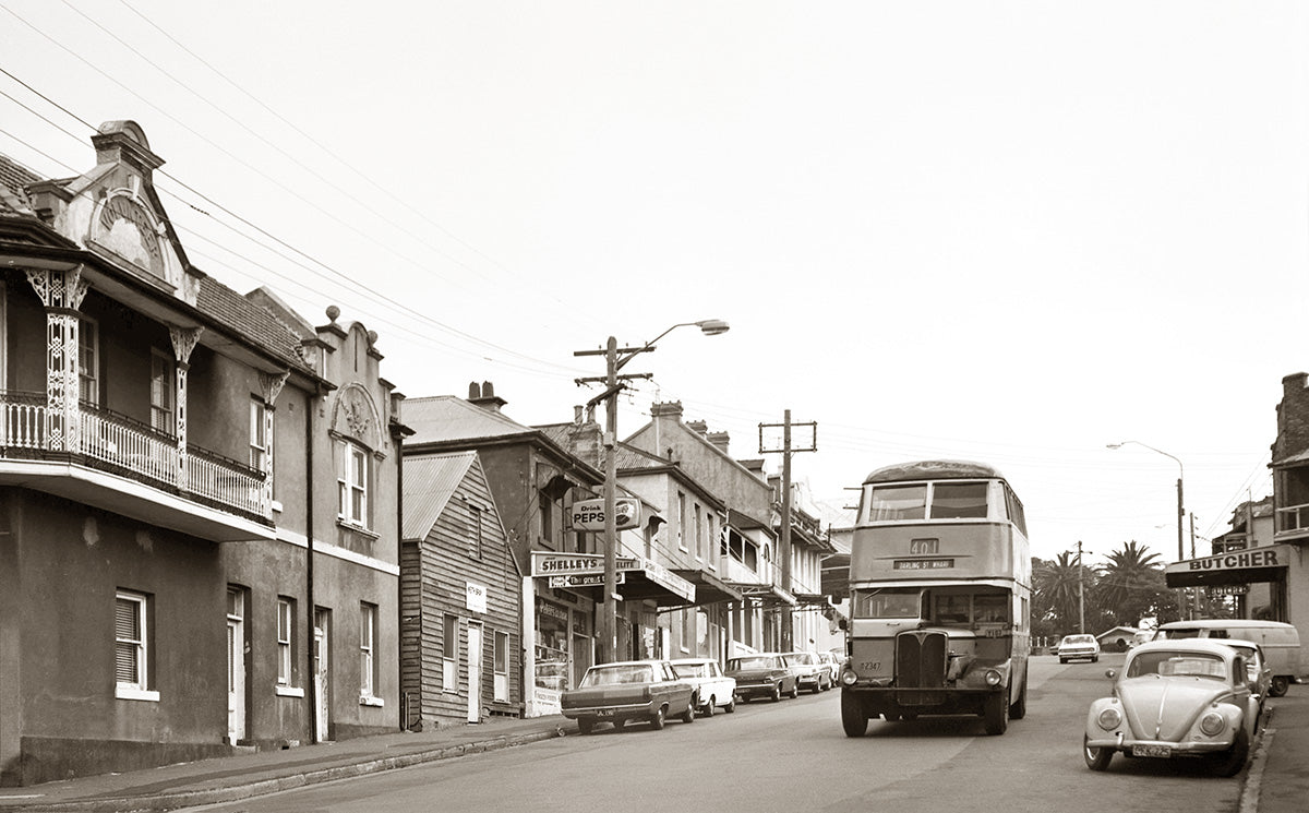 Darling Street At Ann Street, Balmain NSW Australia 1972