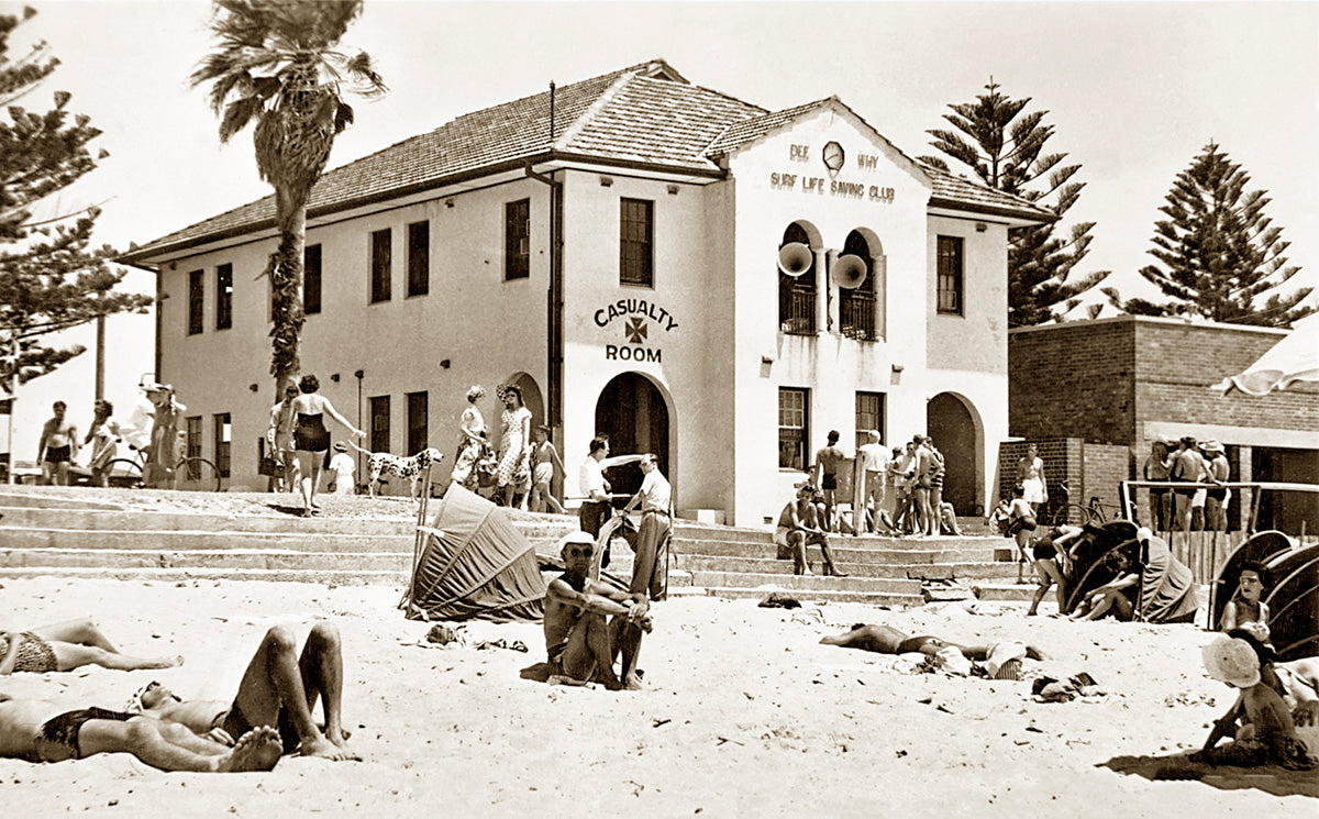 Surf Life Saving Club, Dee Why NSW Australia 1950s