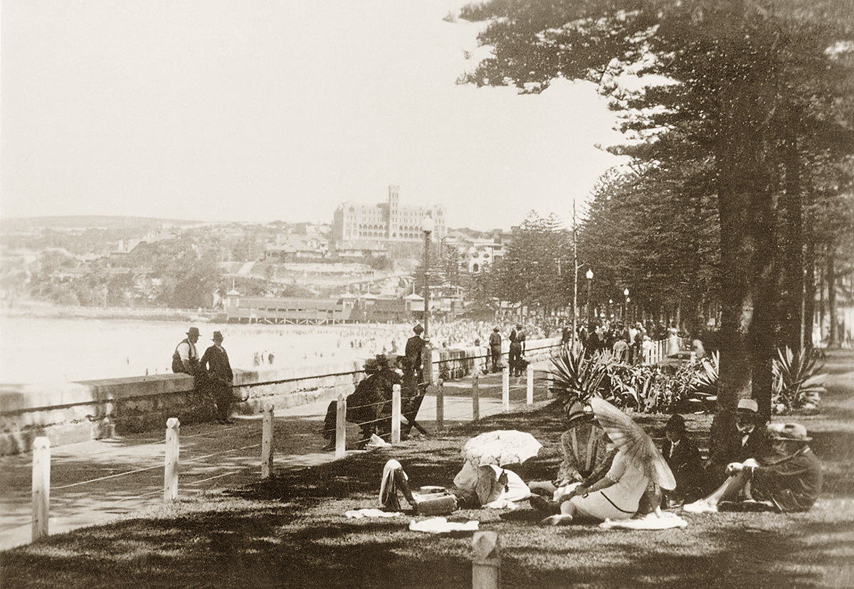 The Beach Promenade, Manly NSW Australia 1928