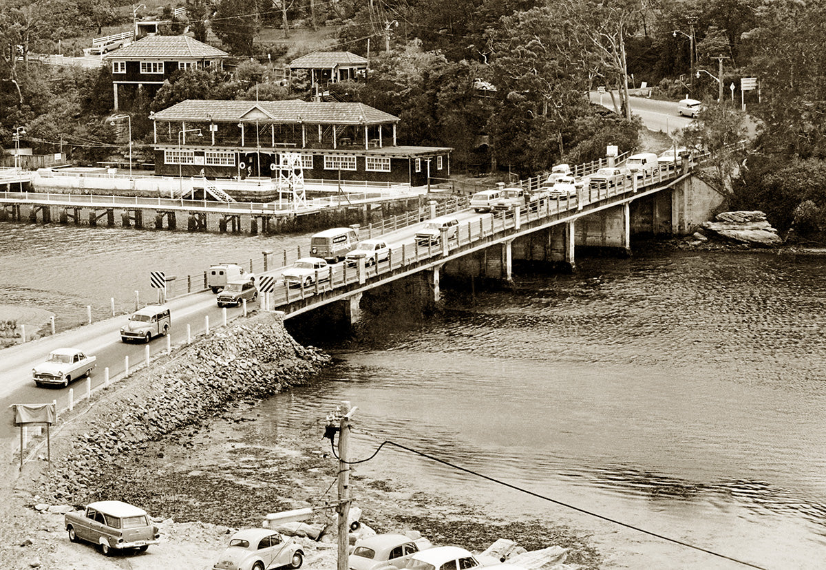 Old Roseville Bridge And The Swimming Pool, Roseville NSW Australia c.1960