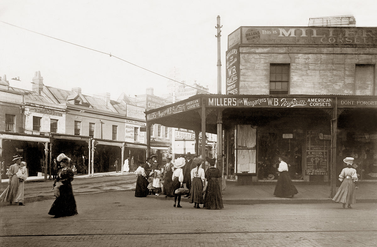 Corner Of Oxford Street And Crown Street , Darlinghurst NSW Australia 1908