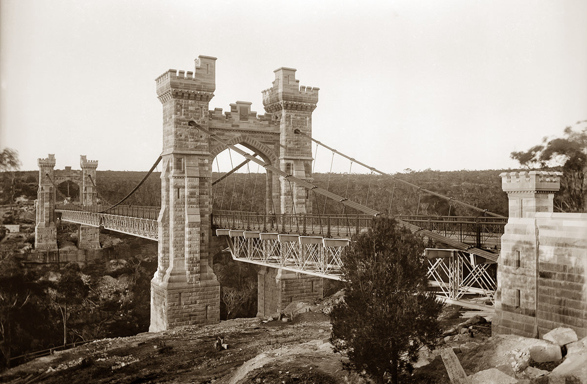 Suspension Bridge, Northbridge NSW Australia c.1897