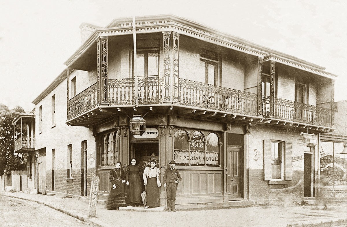 The Old Imperial Hotel , Paddington NSW Australia c.1893 