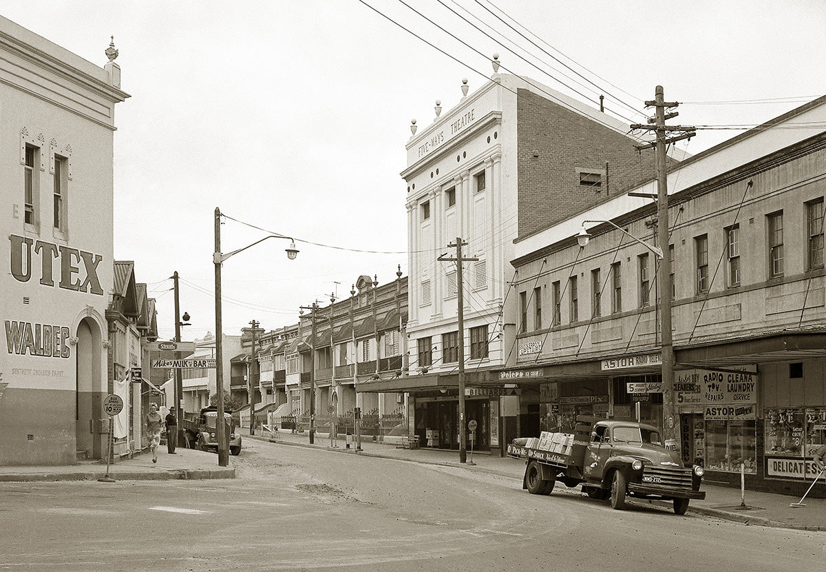 Glenmore Road - Five Ways Theatre, Paddington NSW Australia 1963