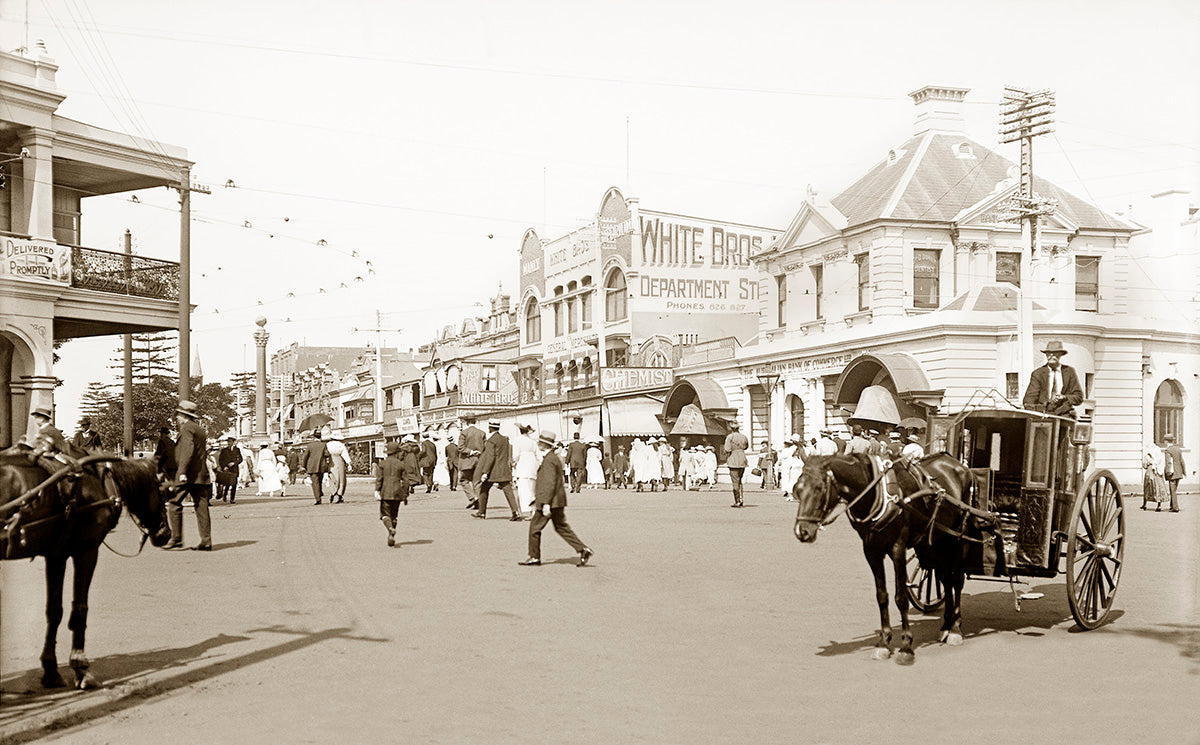 The Corso, Manly NSW Australia 1910s