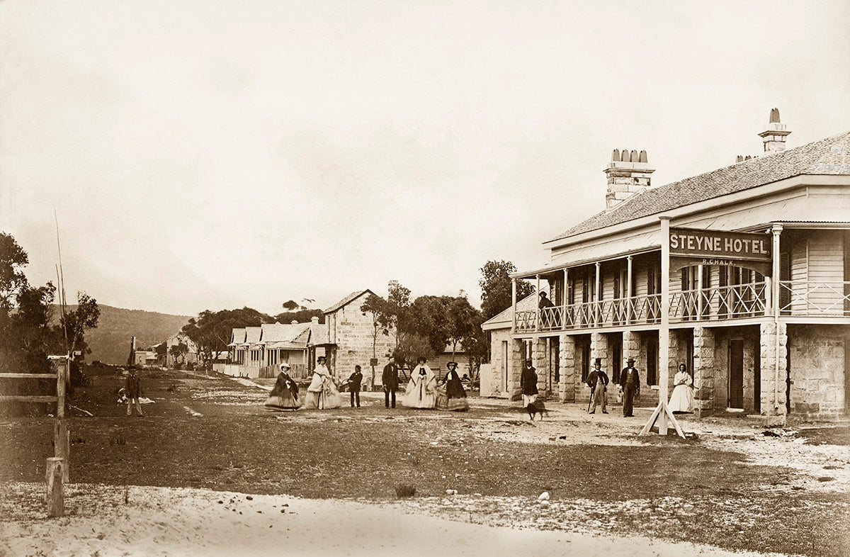 The Old Steyne Hotel , Manly NSW Australia c.1860