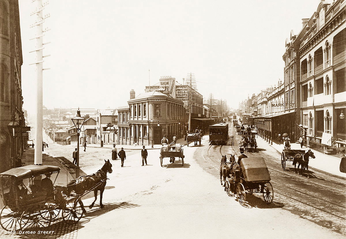 Oxford Street And Liverpool Street, Darlinghurst NSW Australia 1890